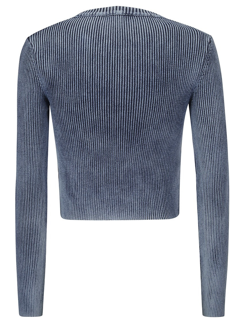 Diesel Ribbed Cropped T-Shirt