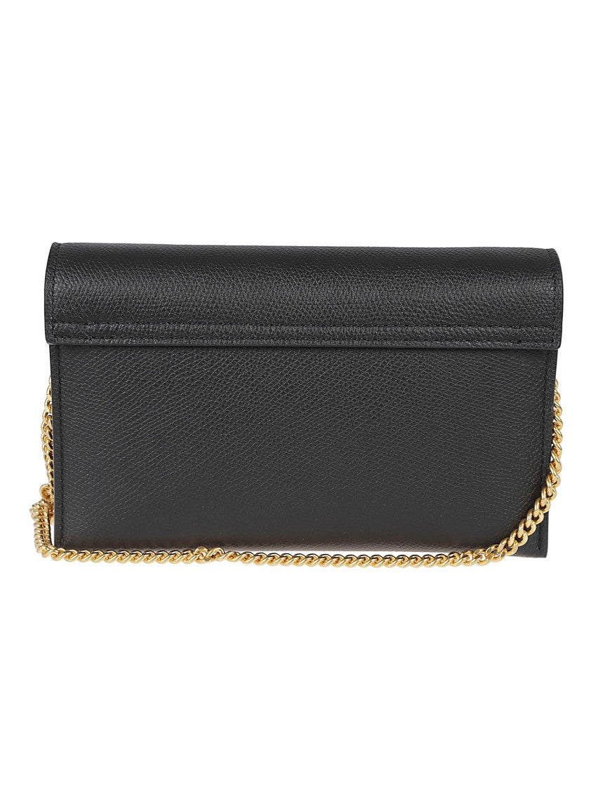 Valentino Garavani Textured Leather Clutch