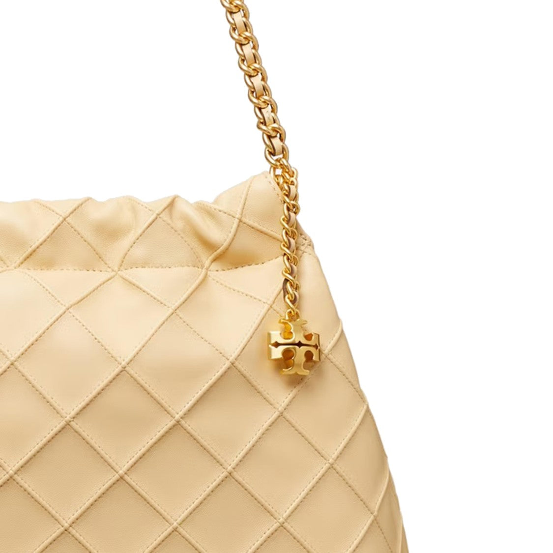 Tory Burch Quilted Lamb Leather Hobo Bag