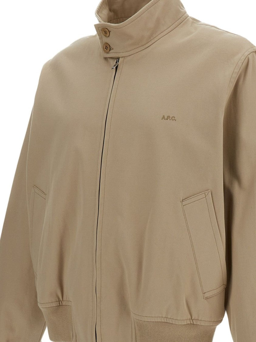 A.P.C. Cropped Beige Jacket