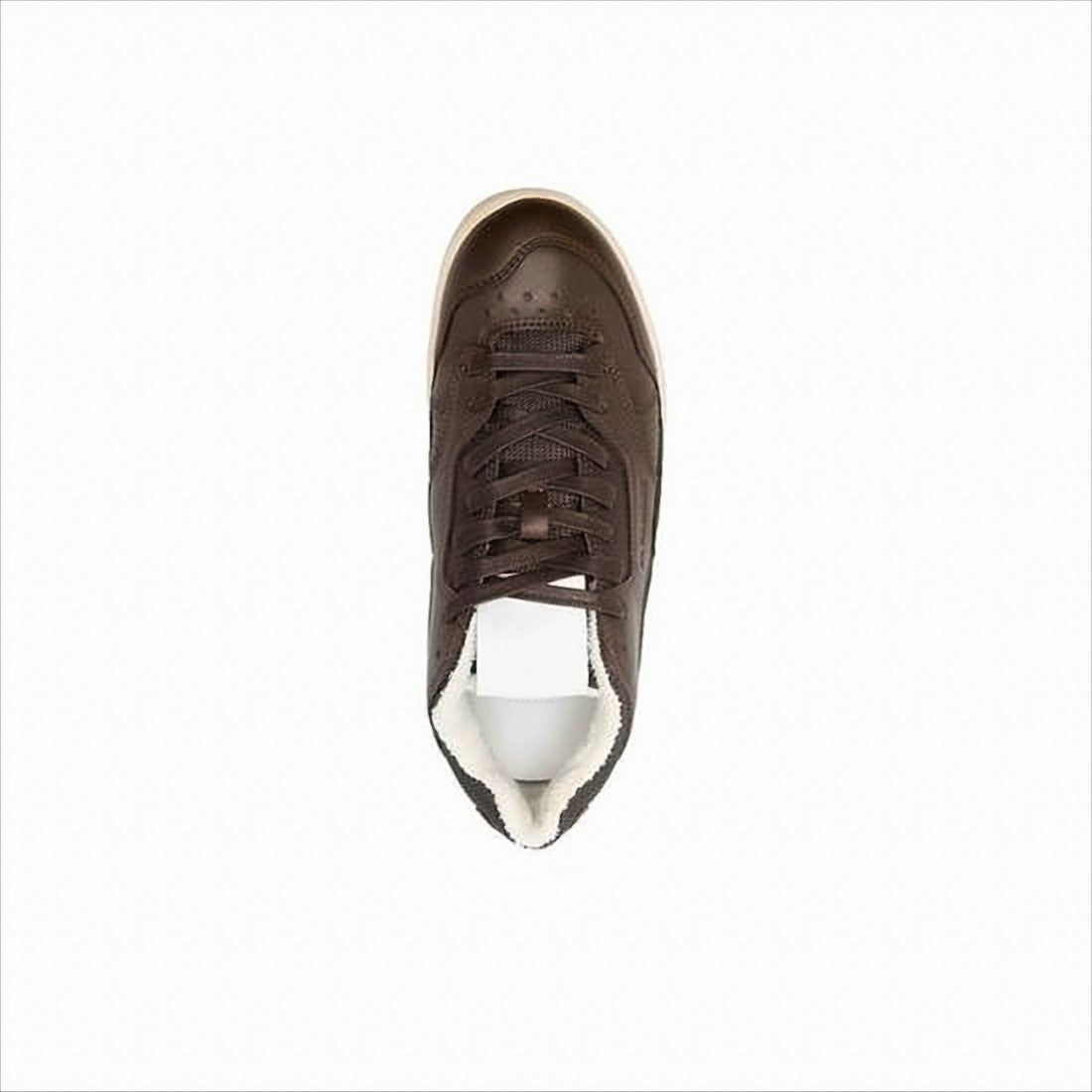 Jil Sander Low-Top Cowhide Leather Sneakers With Mesh Accents