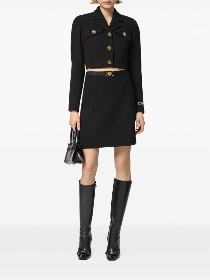 Versace Cropped Black Jacket