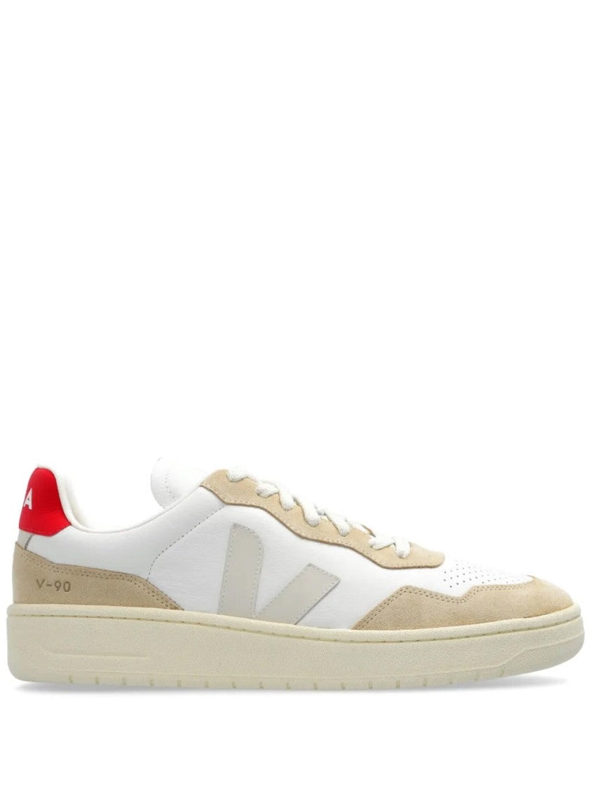 Veja V-90 O.T. Leather Sneakers