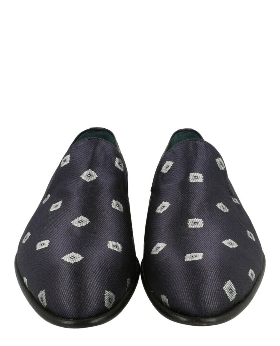 Brioni Geo Print Evening Loafers