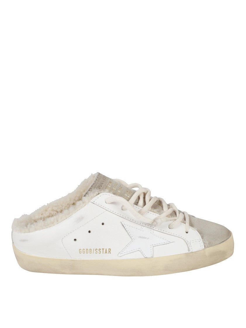 Golden Goose White Leather Sneakers
