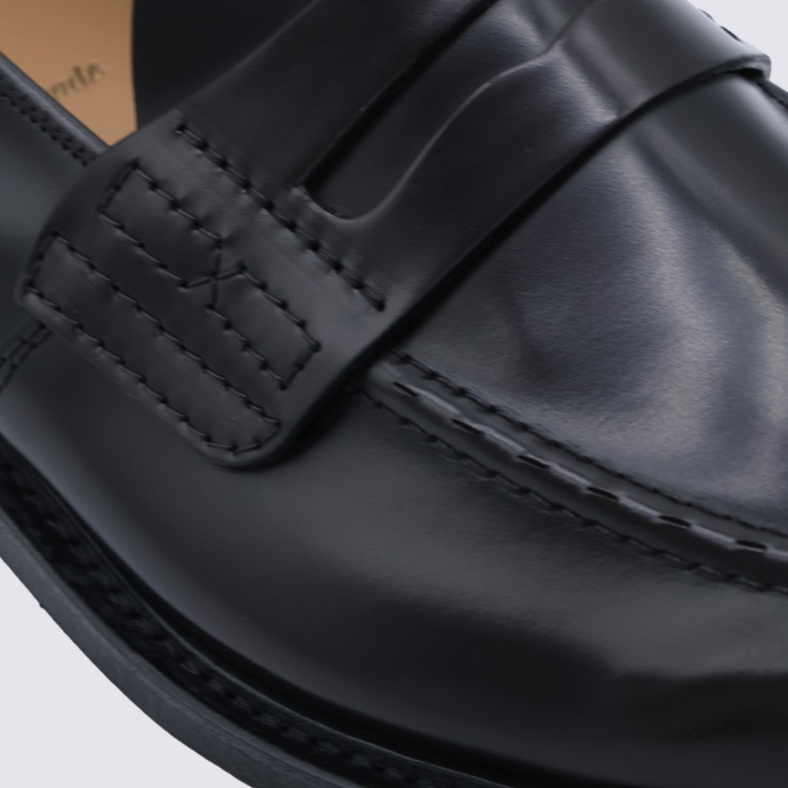 Church's Polished Leather Penny Loafers With Classic Design
