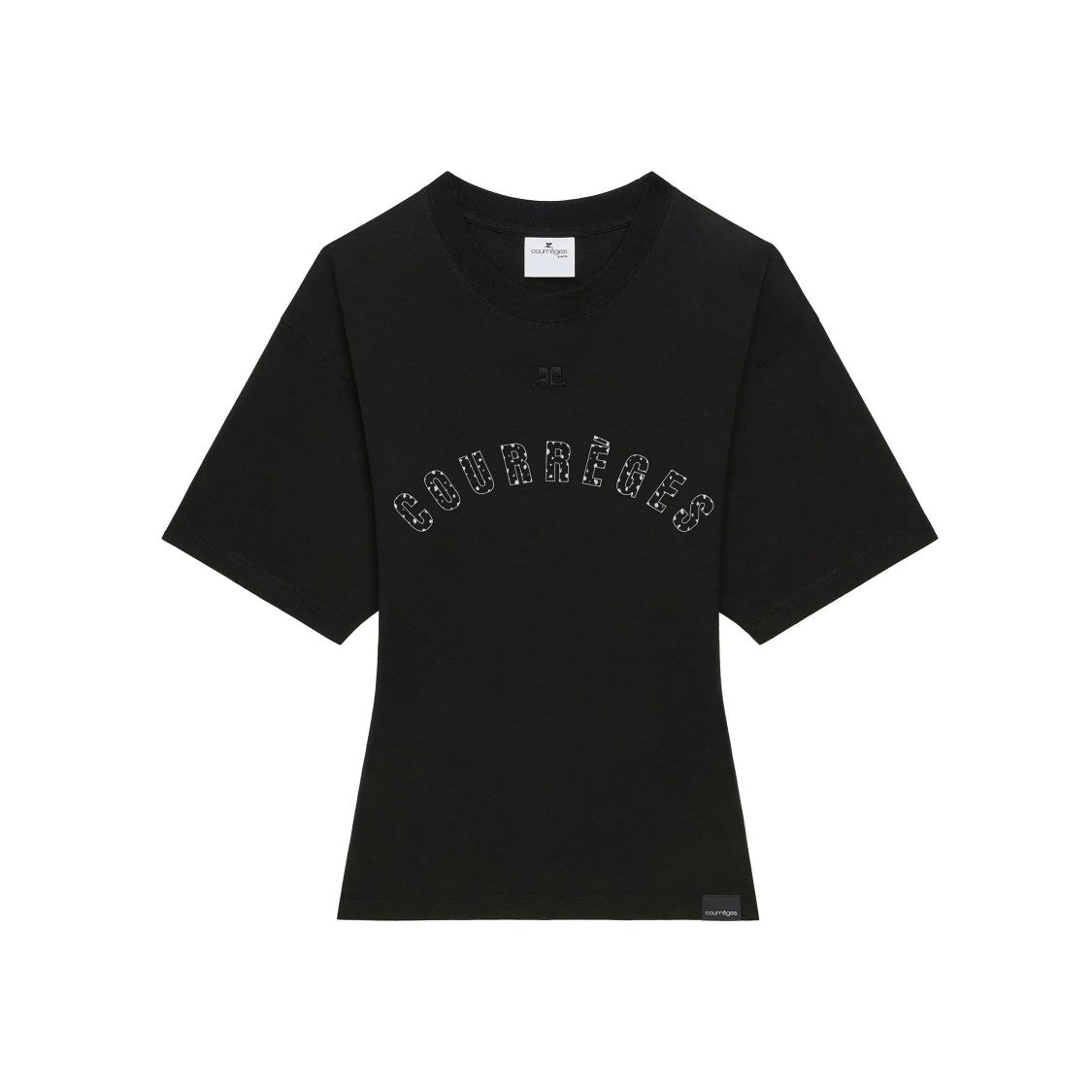 Courrèges Waisted Printed T-Shirt