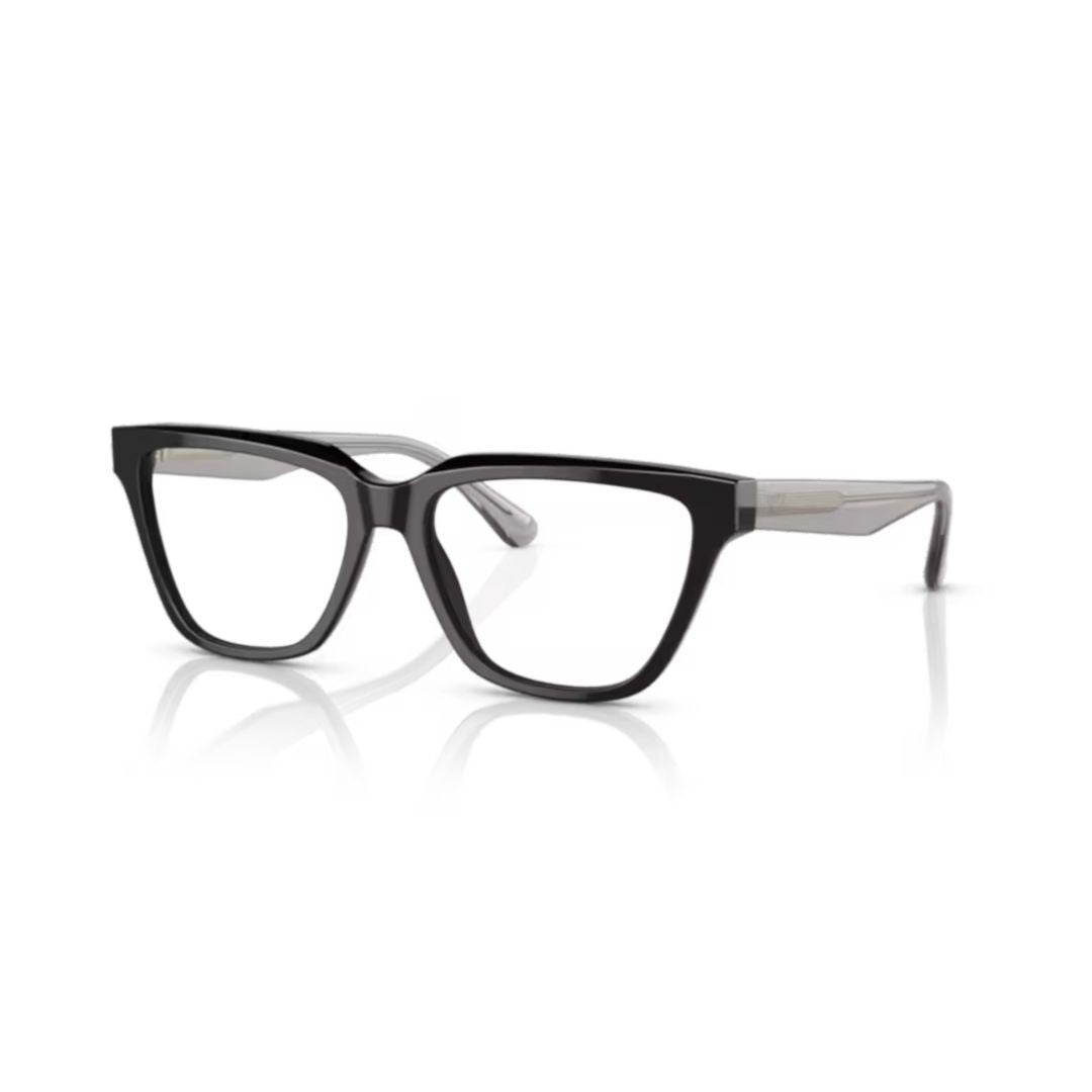 Emporio Armani 0Ea3208 Translucent Acetate Rectangular Eyeglasses