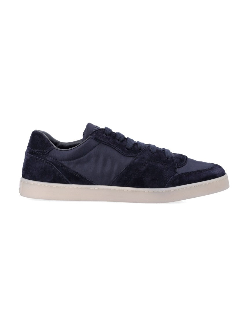 Prada Suede And Re-Nylon Sneakers With Rubber Cupsole