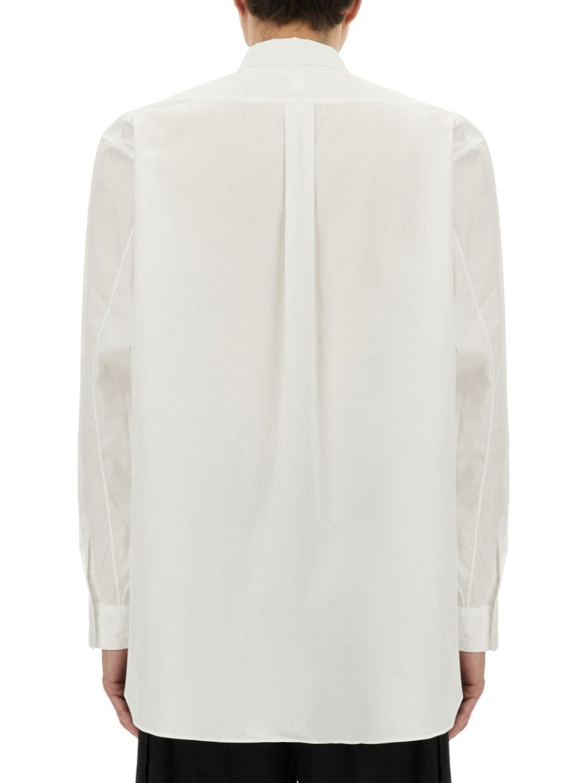 Comme Des Garçons White Poplin Shirt