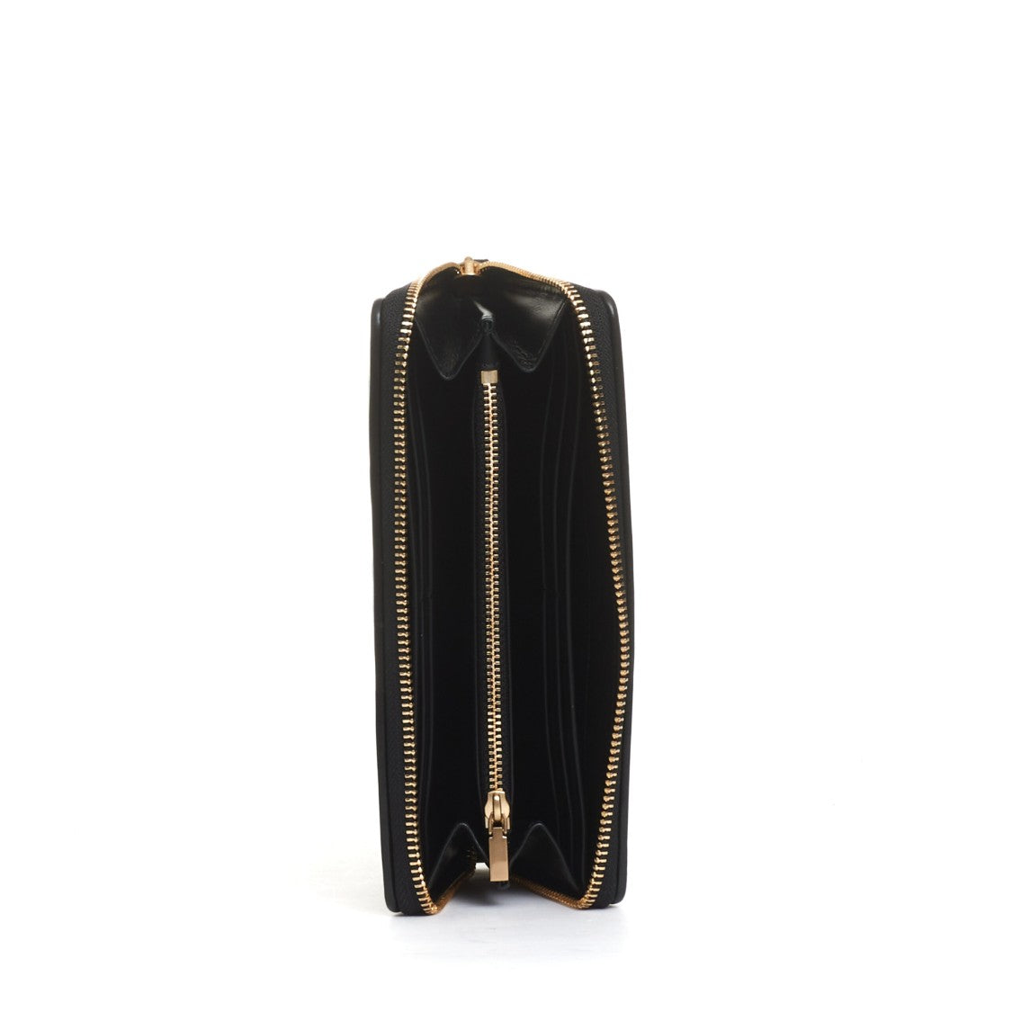 Tory Burch Black Continental Zip Wallet