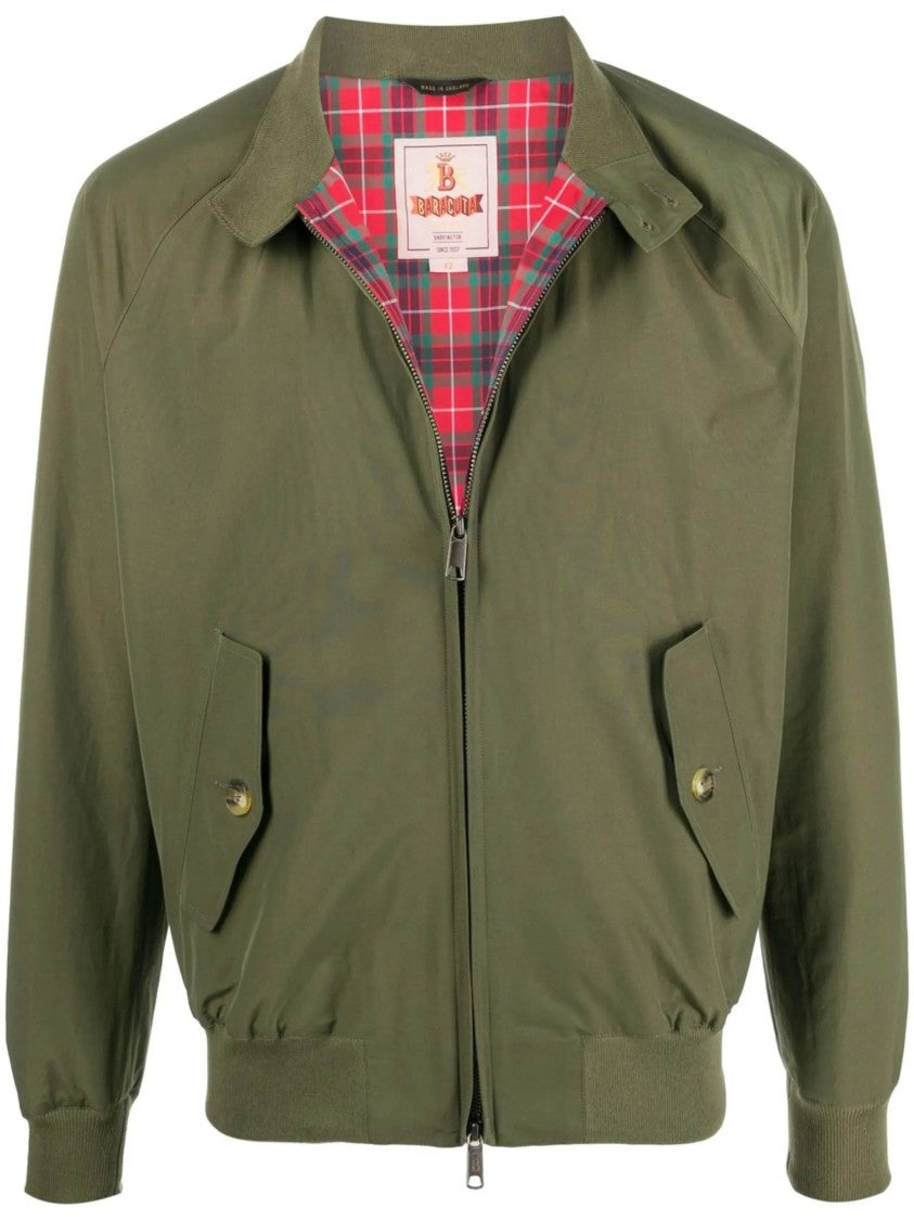 Baracuta G9 Harrington Red Tartan Lining Jacket