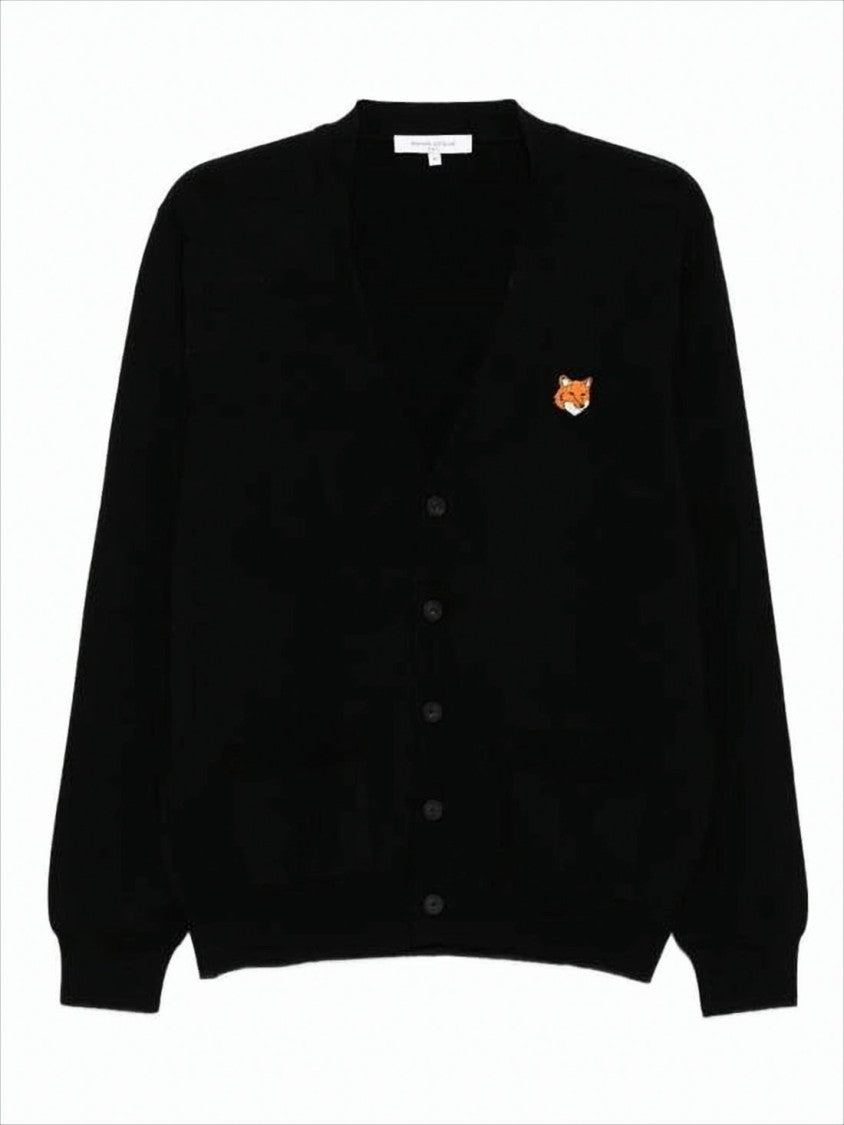 Maison Kitsuné Classic V-Neck Button-Down Cardigan