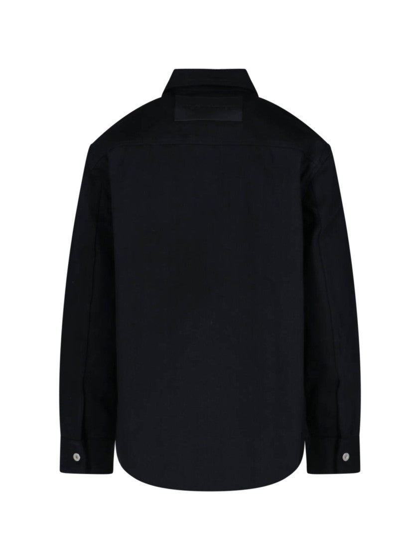 Jil Sander Denim Shirt Jacket – Black