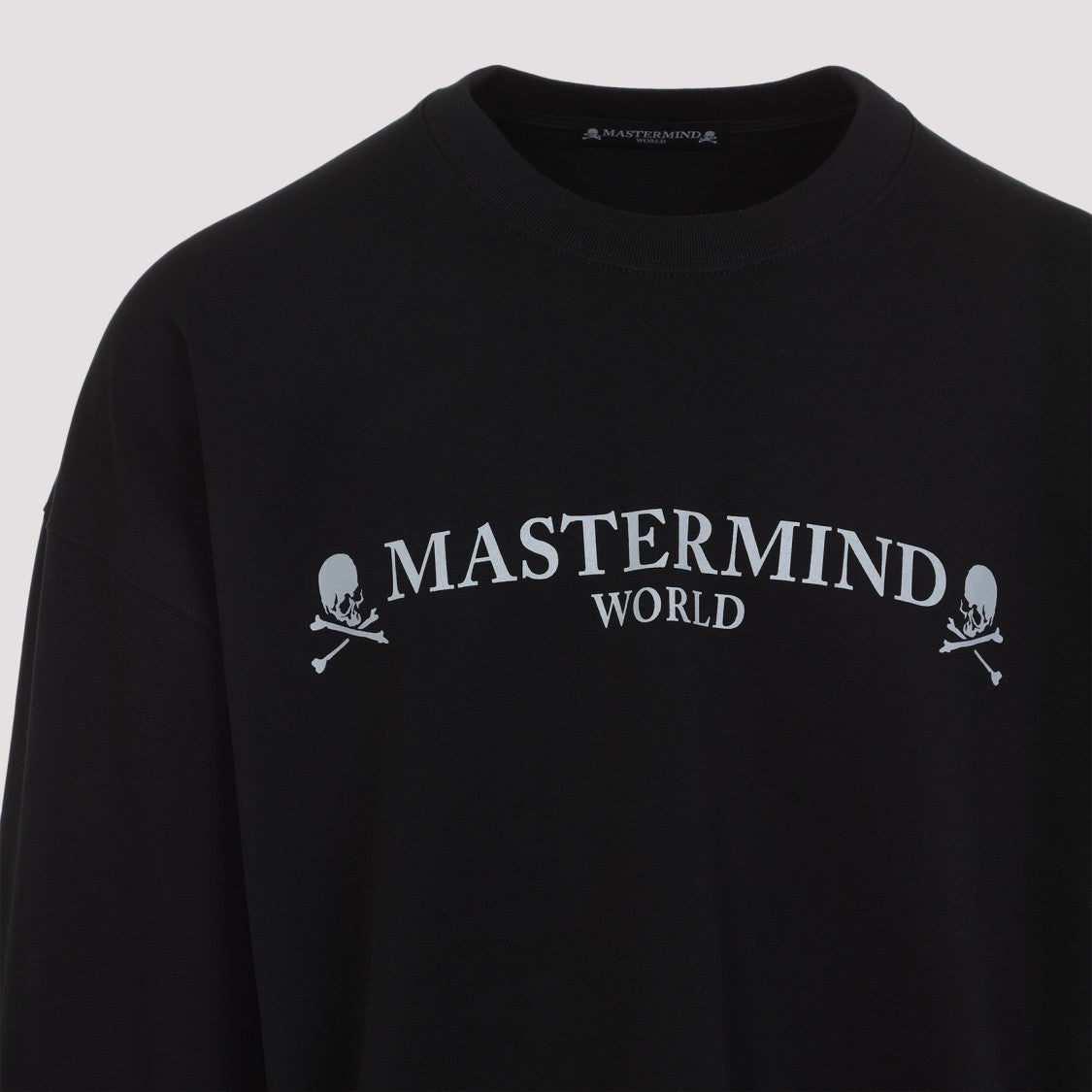 Mastermind Relaxed Fit Black Cotton Sweatshirt