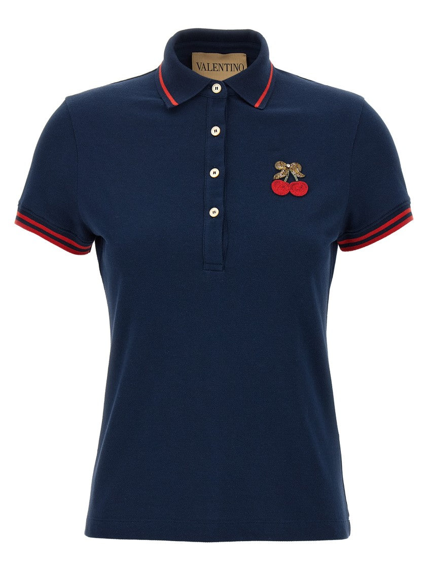 Valentino Garavani 'Cherryfic' Polo Shirt