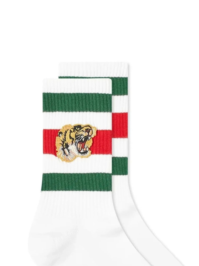 Gucci Little Williams Tiger Logo Socks