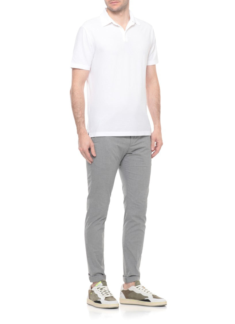 Dondup Grey Gaubert Cotton Chino Pants