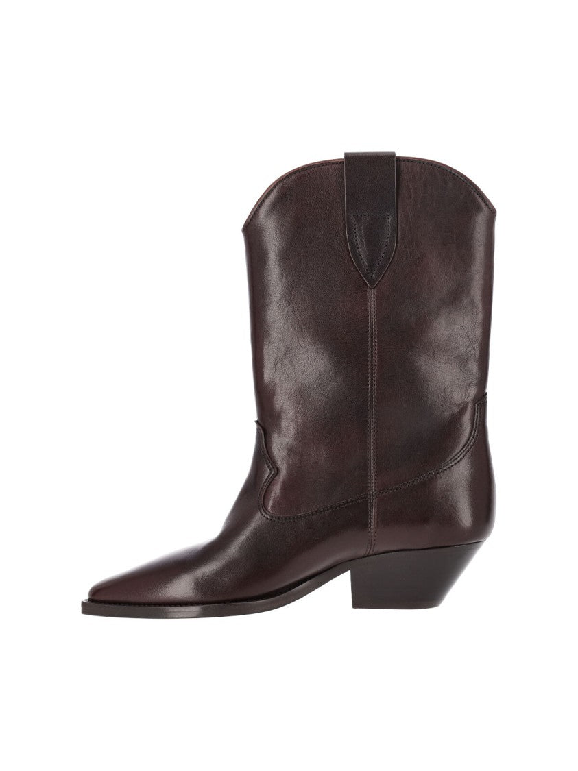 Isabel Marant Dark Brown Duerto Leather Boots