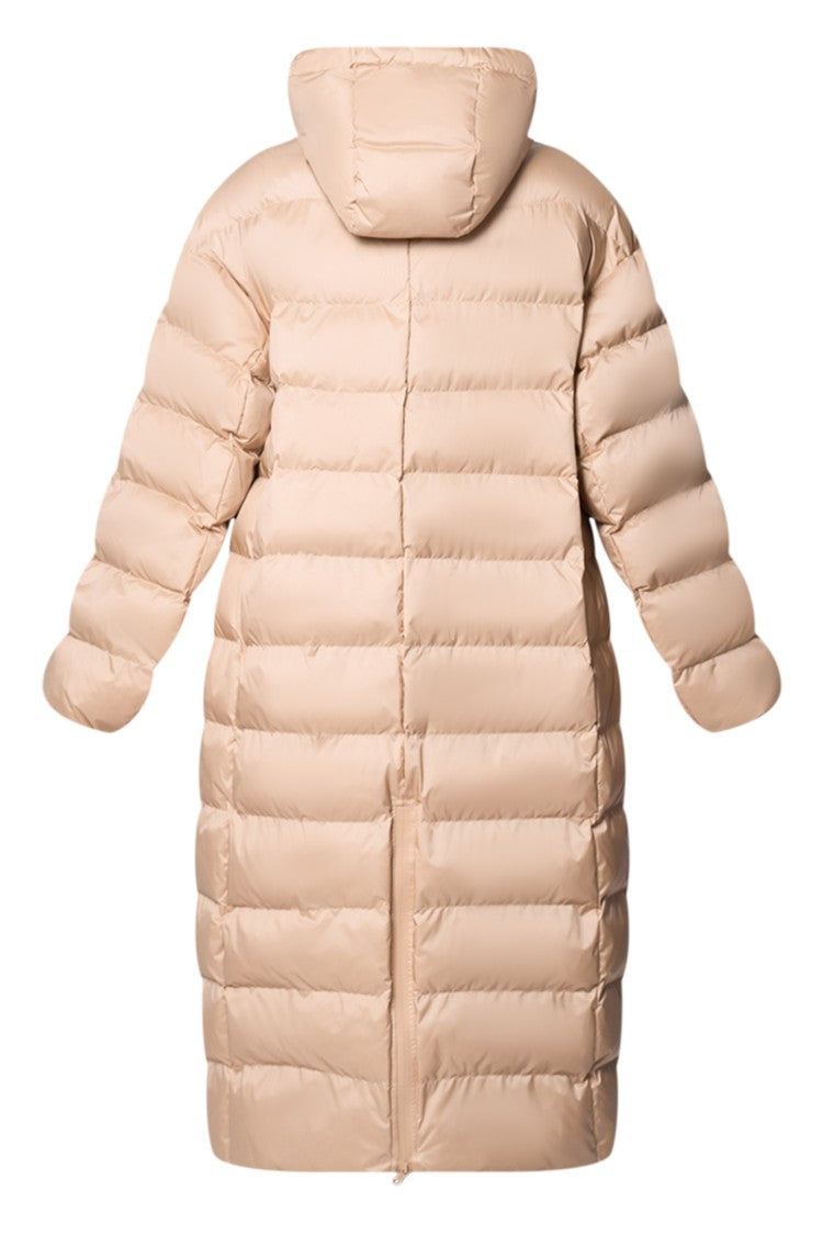 Max Mara Quilted Lightweight Puffer Coat With High Collar