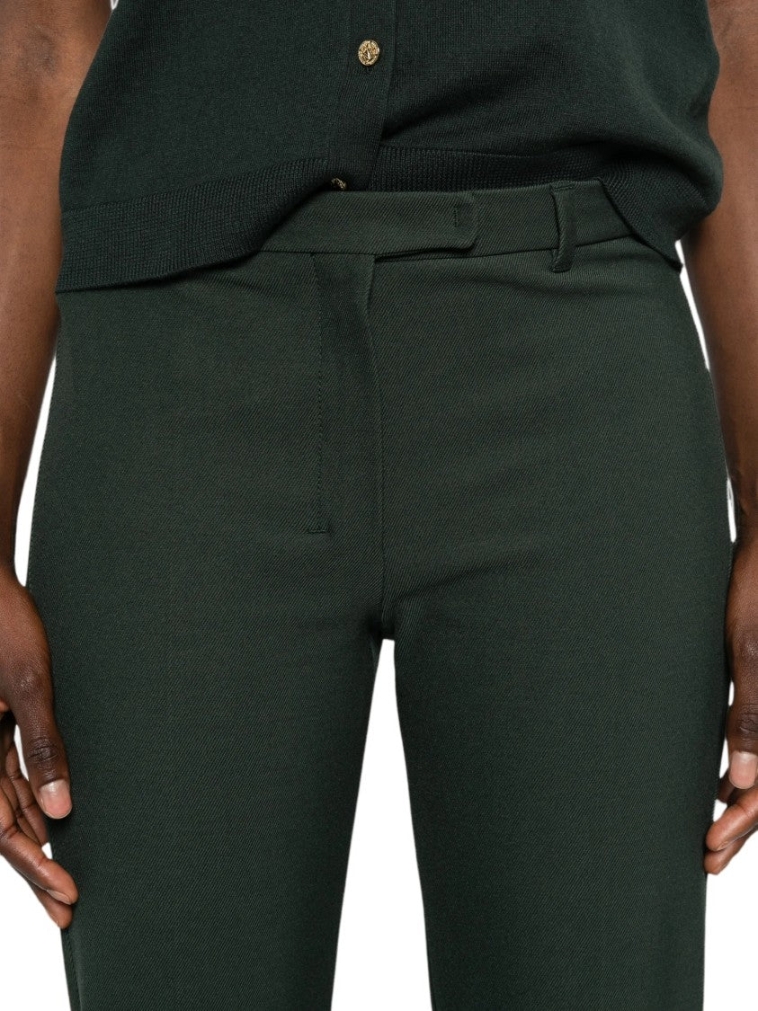 Max Mara Brown Umanita High-Waisted Wide-Leg Pants