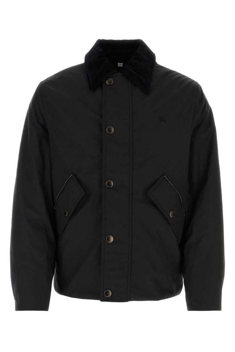 Burberry Classic Button-Up Jacket With Soft Collar