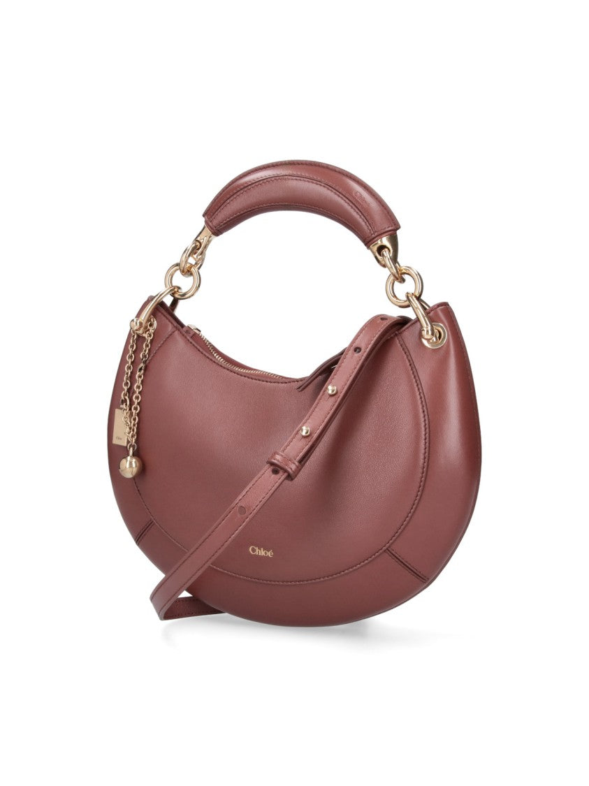 Chloé Crescent-Shaped Handbag With Structured Top Handle