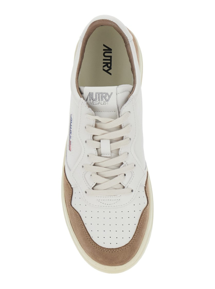 Autry Medalist Goat Suede Sneakers
