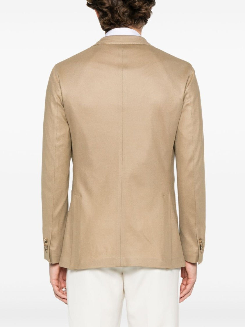 Boglioli Camel Brown Cotton Jacket