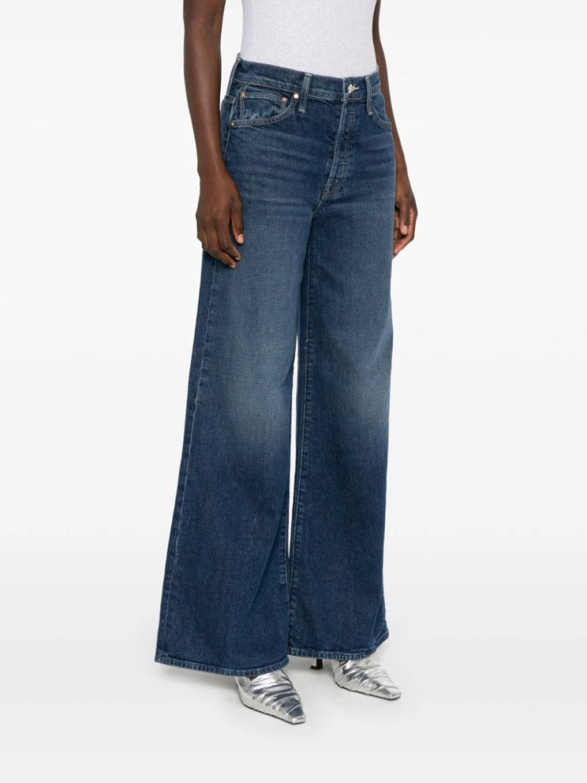 Mother The Ditcher Roller Sneak Jeans