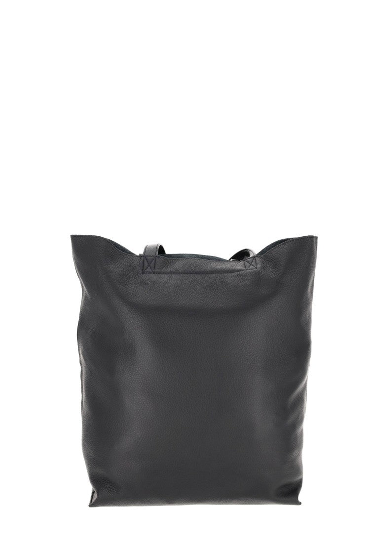 A.P.C. Maiko Cabas Structured Leather Tote Bag