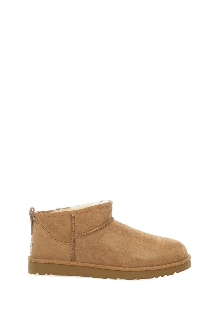 Ugg Ultra Mini Shearling-Lined Boots With Stitched Detailing