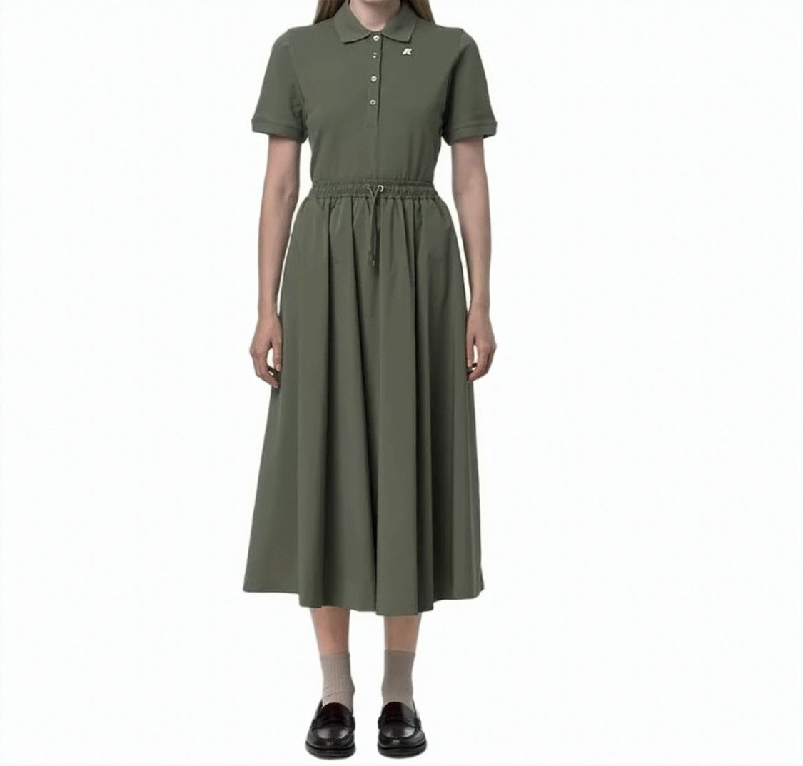 K-Way Mosella Stretch Poplin Long Skirt