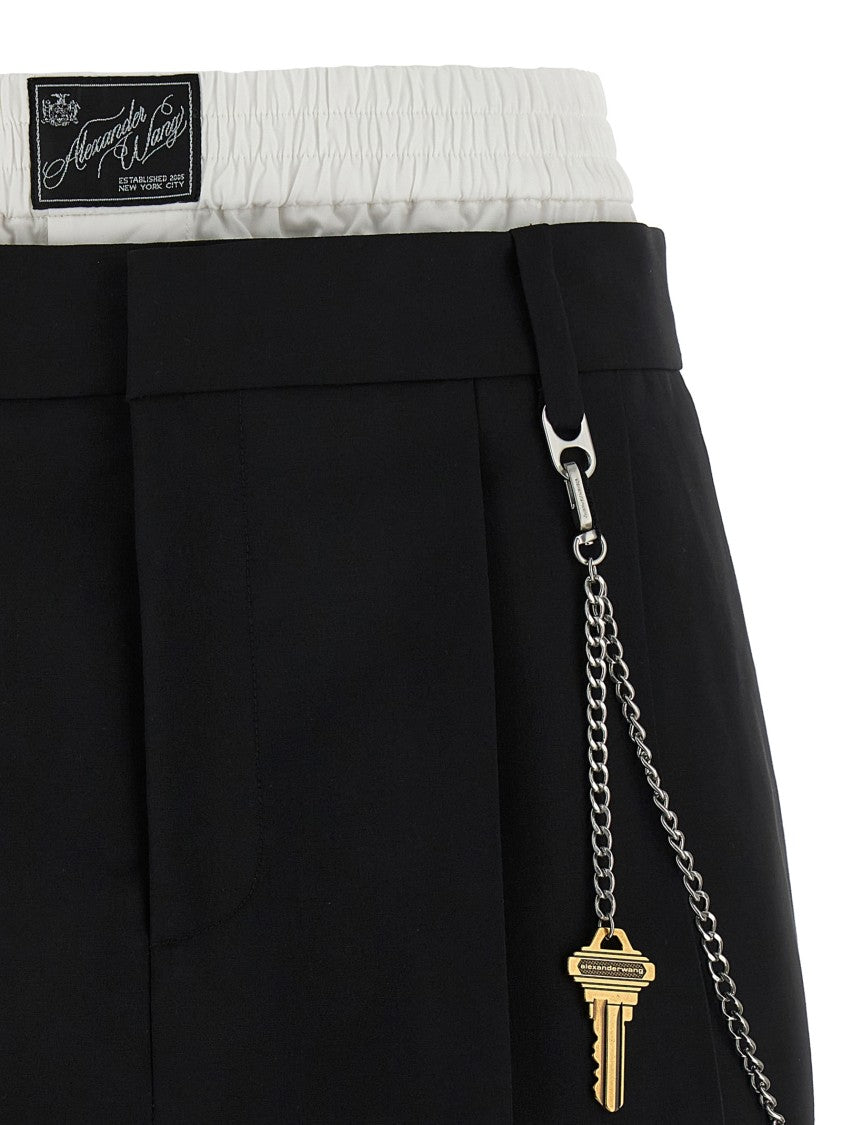 Alexander Wang Pre-Styled Pleated W/Chain' Skort