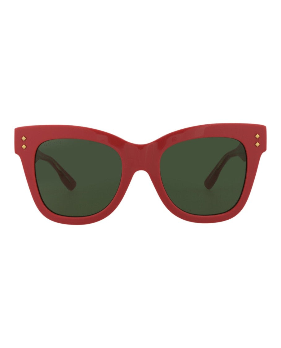 Gucci Cat Eye-Frame Acetate Sunglasses With Saddle Nose Bridge