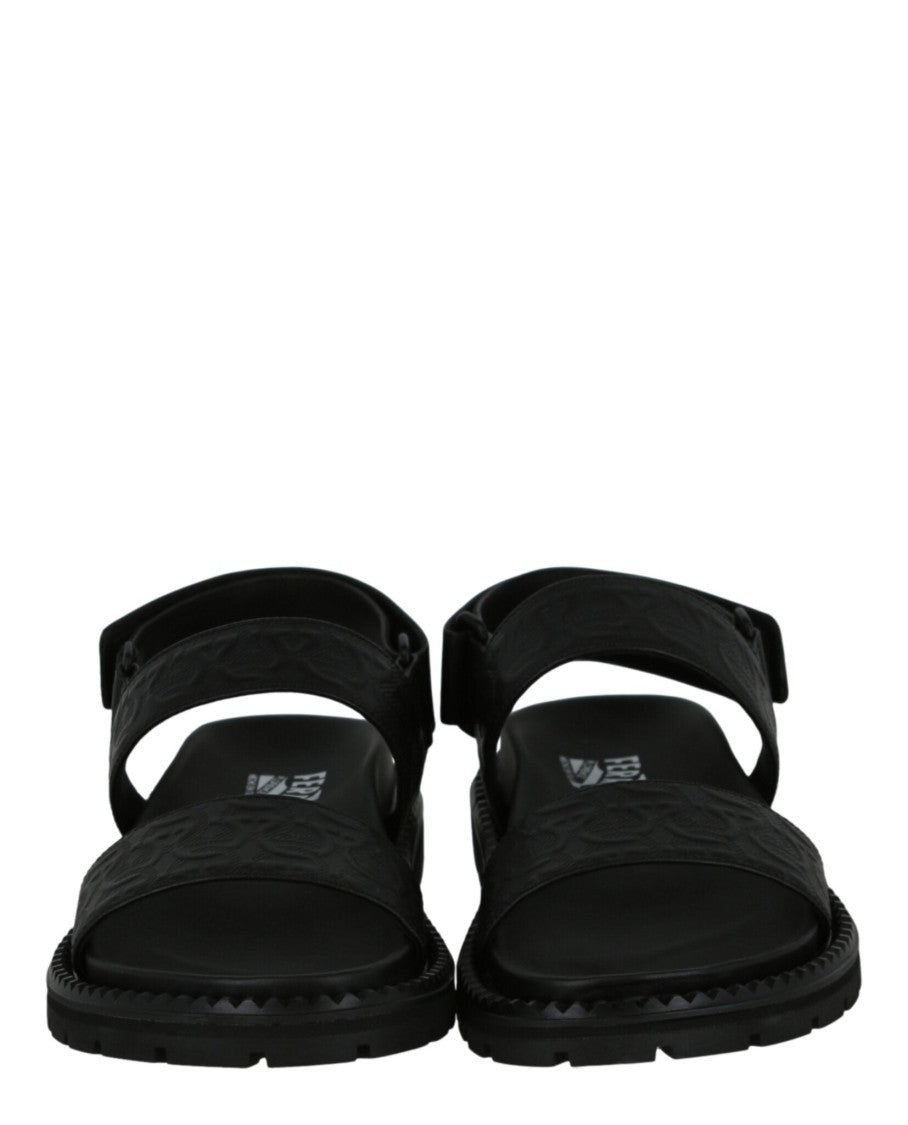 Ferragamo Notorius Leather Gancini Strap Sandals
