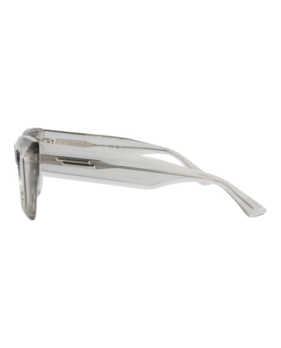 Bottega Veneta Cat Eye-Frame Sunglasses In Translucent Grey Recycled Acetate