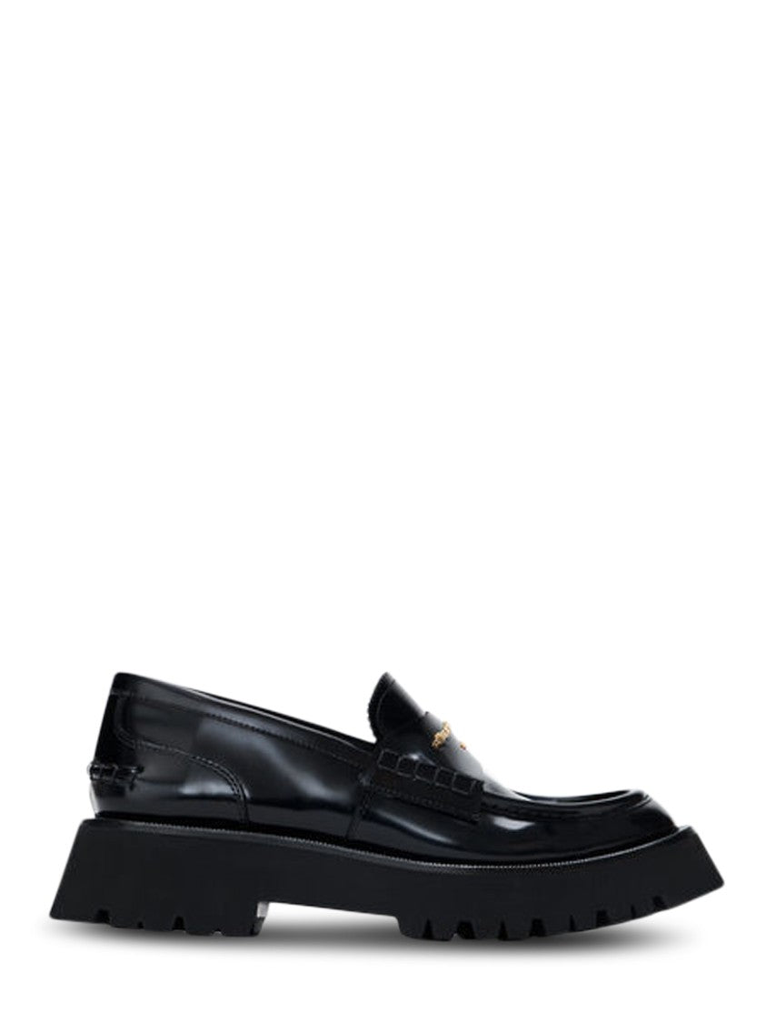 Alexander Wang Lug Sole Loafers With Silhouette