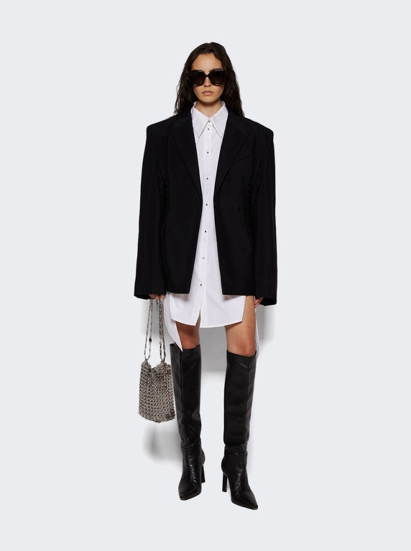 Mugler Shirt Dress With Chain