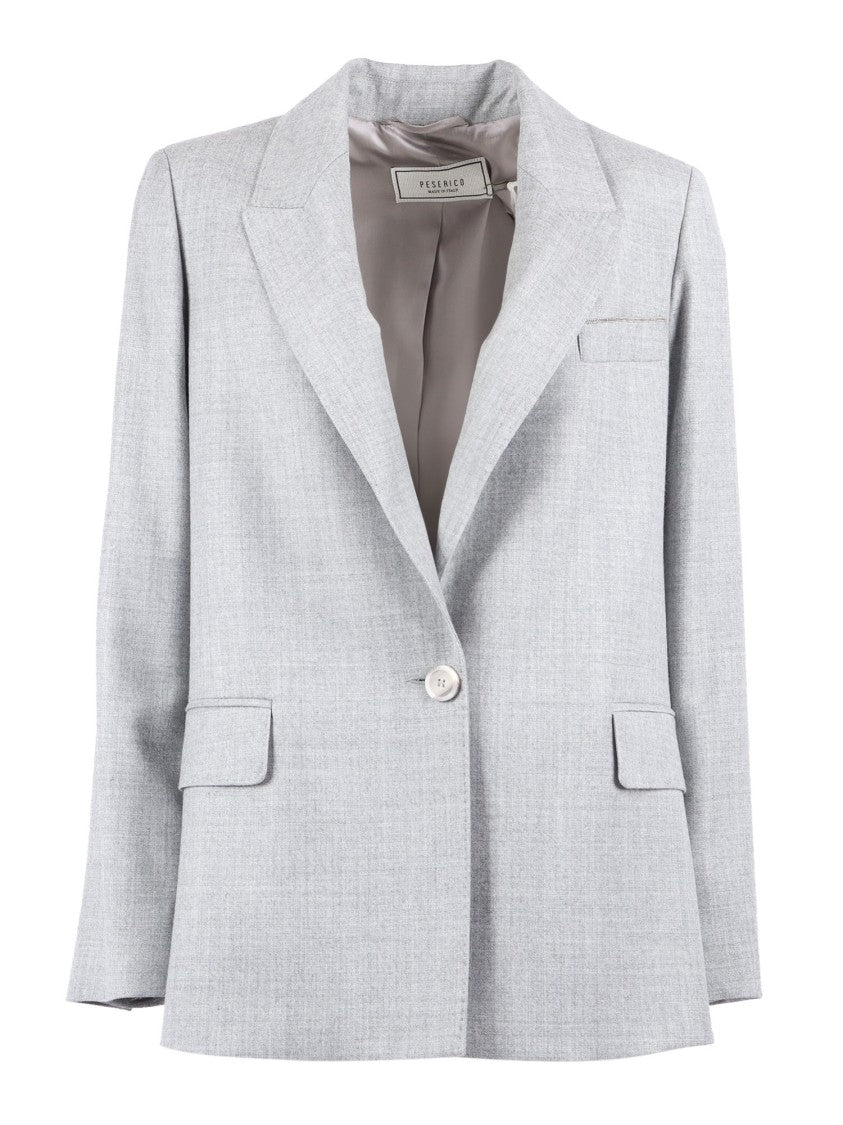Peserico Tailored Jacket With Notched Lapels