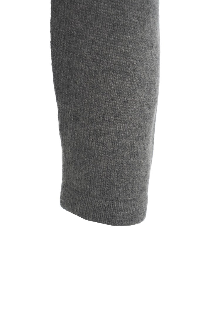 Soft Goat Cashmere Cardigan With Shirt Collar