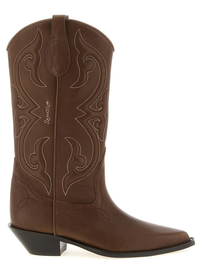 Sonora 'Yuma' Napped Calfskin Pointed Boots