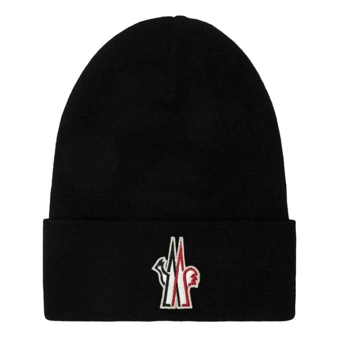 Moncler Knitted Black Beanie