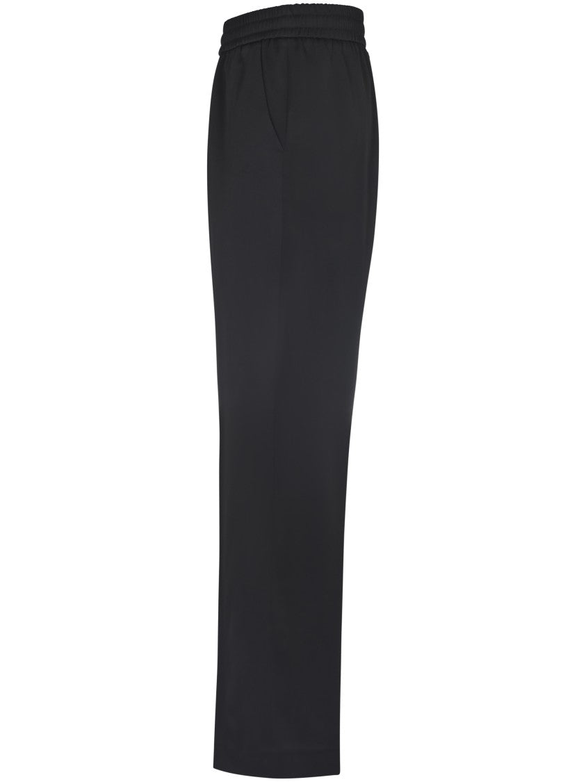 Golden Goose Relaxed Fit Jogging Pants In Light Dry Wool Gabardine