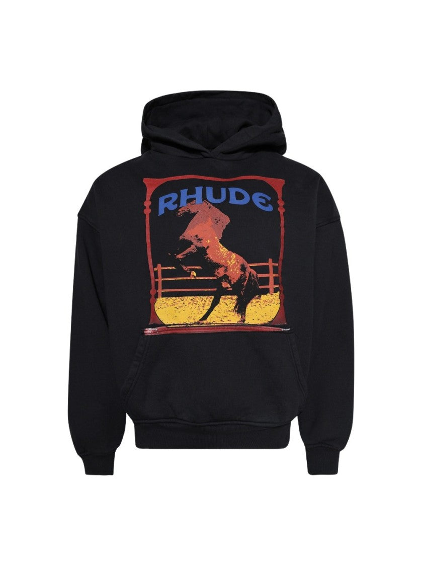 Rhude Cadre Hoodie Black