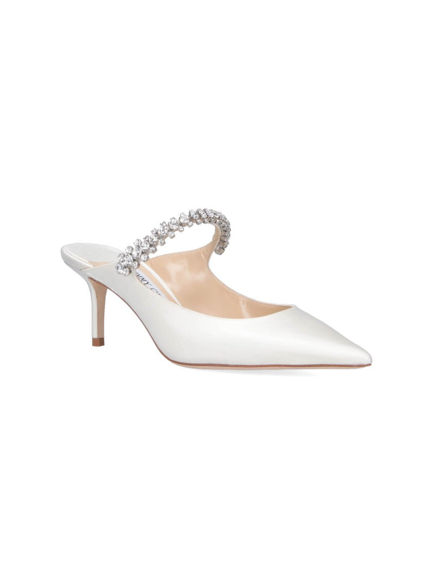 Jimmy Choo Pointed-Toe Mule With Mid-Height Stiletto Heel