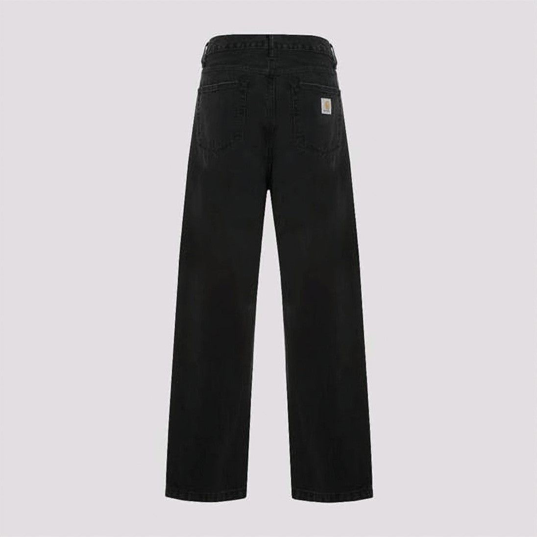 Carhartt Wip Straight-Leg Black Denim Pants