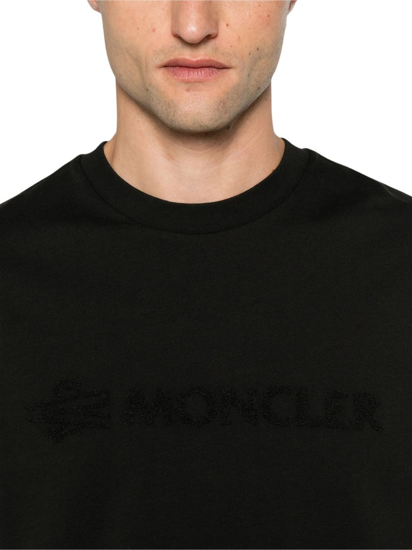 Moncler Classic Short-Sleeve Embossed T-Shirt