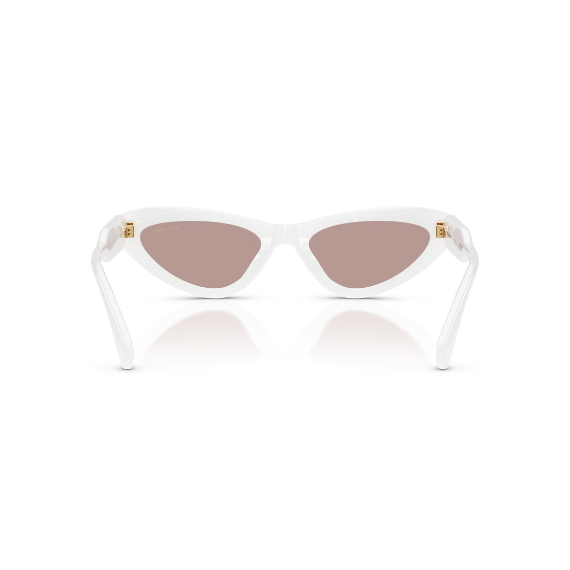 Miu Miu White 0Mu B11su Cat-Eye Sunglasses