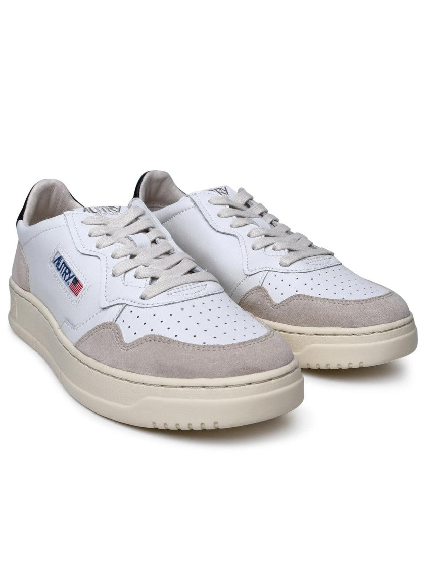 Autry White Leather Sneakers